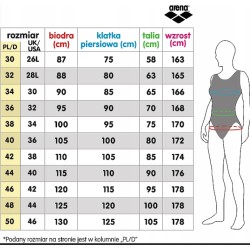 H5004 Strój kąpielowy jednoczęściowy Arena Team swim Tech SOLID D40