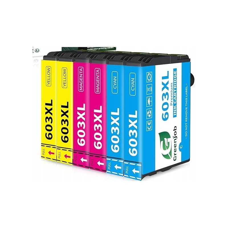 Zestaw wkładów atramentowych 603XL zamiennik do drukarek Epson OPIS