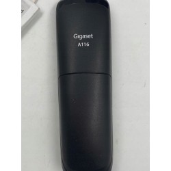 Outlet Gigaset Telefon bezprzewodowy A116 czarny tryb głośnomówiący OPIS