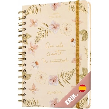 Kalendarz akademicki Grupo Erik A5 2025-2026 wersja hiszpańska OPIS