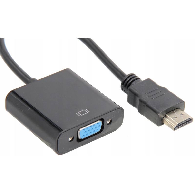 Outlet Adapter HDMI do VGA Przejściówka VIDEO Plug & Play jednokierunkowy