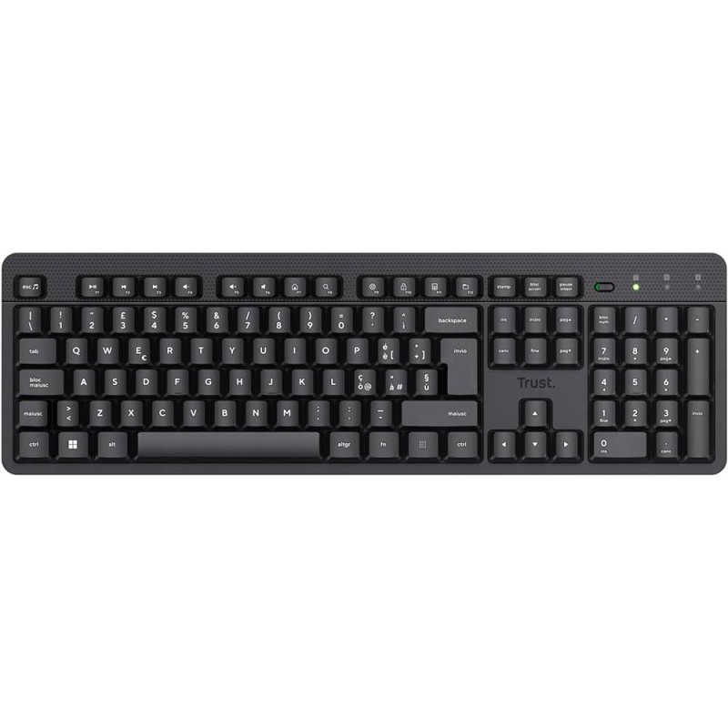 Outlet Klawiatura bezprzewodowa TRUST ODY II Wireless Keyboard Silent