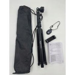 Amazon Basics 64-calowy rozsuwany statyw do smartfonów tryb kija do selfie