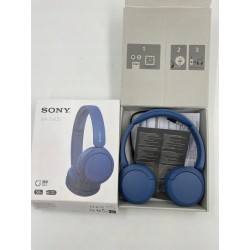 Słuchawki bezprzewodowe nauszne Sony WH-CH520 niebieskie 102 dB 50h pracy