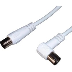 PremiumCord Kabel Antenowy Połączeniowy do TV 75 Ohm 5m Wtyczka IEC OPIS