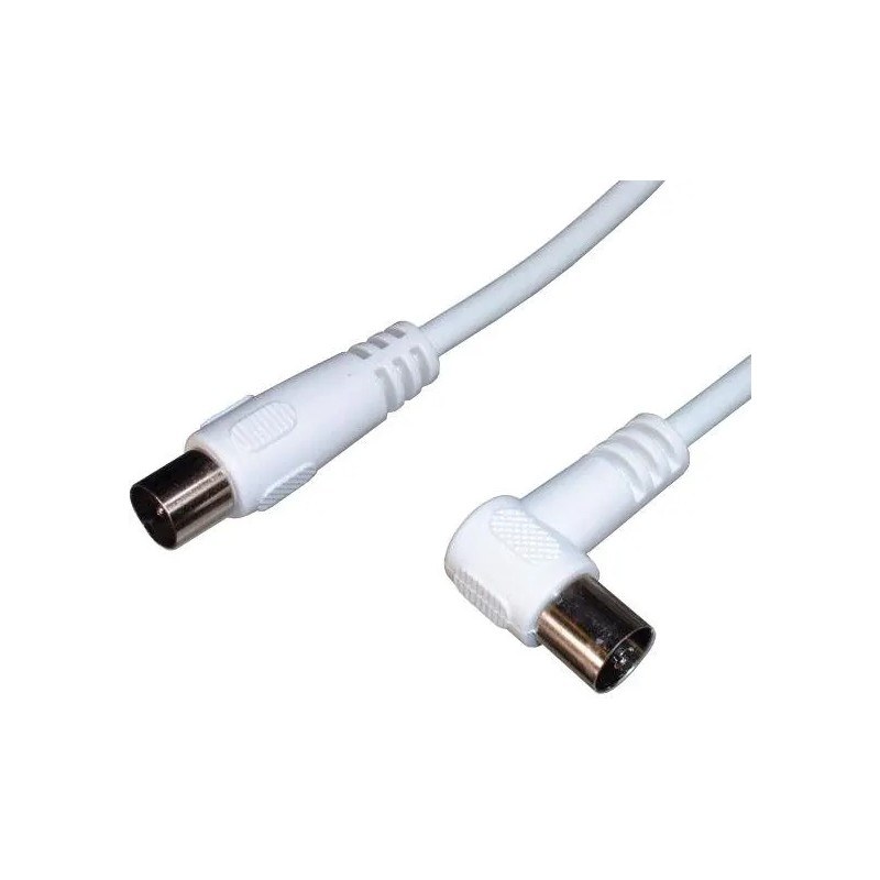 PremiumCord Kabel Antenowy Połączeniowy do TV 75 Ohm 5m Wtyczka IEC OPIS