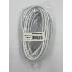 PremiumCord Kabel Antenowy Połączeniowy do TV 75 Ohm 5m Wtyczka IEC OPIS