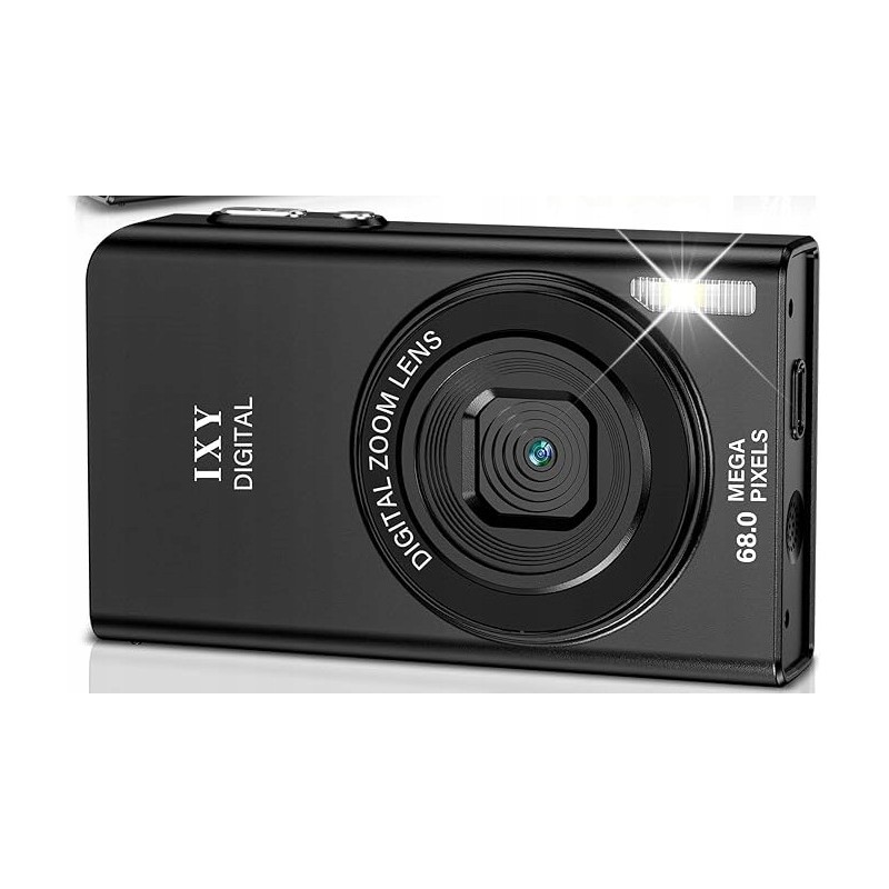 Aparat cyfrowy 68MP 4K z zoomem cyfrowym 16X karta pamięci 64 GB 16:9 OPIS