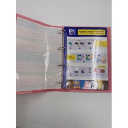 Outlet Oxford Segregator pierścieniowy A4 różowy twarda okładka OPIS