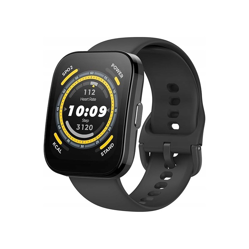 Outlet Smartwatch Amazfit Bip 5 czarny 300 mAh Bluetooth Wi-Fi pulsometr
