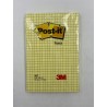 Karteczki samoprzylepne Post-it 100 kartek 102mm x 152mm w kratkę żółte