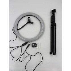 ATUMTEK Pierścień świetlny 12" z dużym statywem regulowany 3 tryby 160 cm