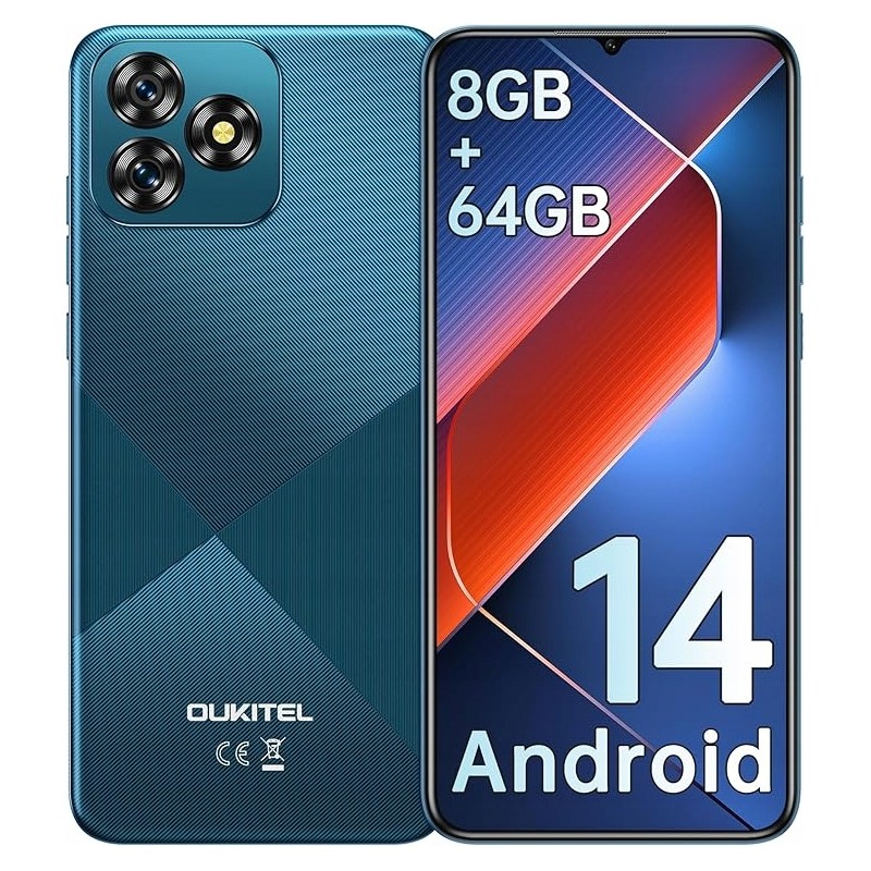 Outlet Smartfon OUKITEL C53 4G RAM 4 + 4GB/ 64GB 4300mAh 13MP niebieski