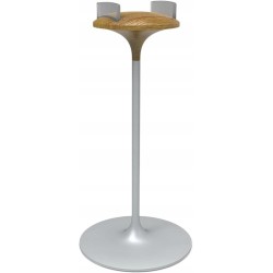 Uchwyt Na Słuchawki Stojak Na Słuchawki Z Drewna Bukowego I Aluminium OPIS