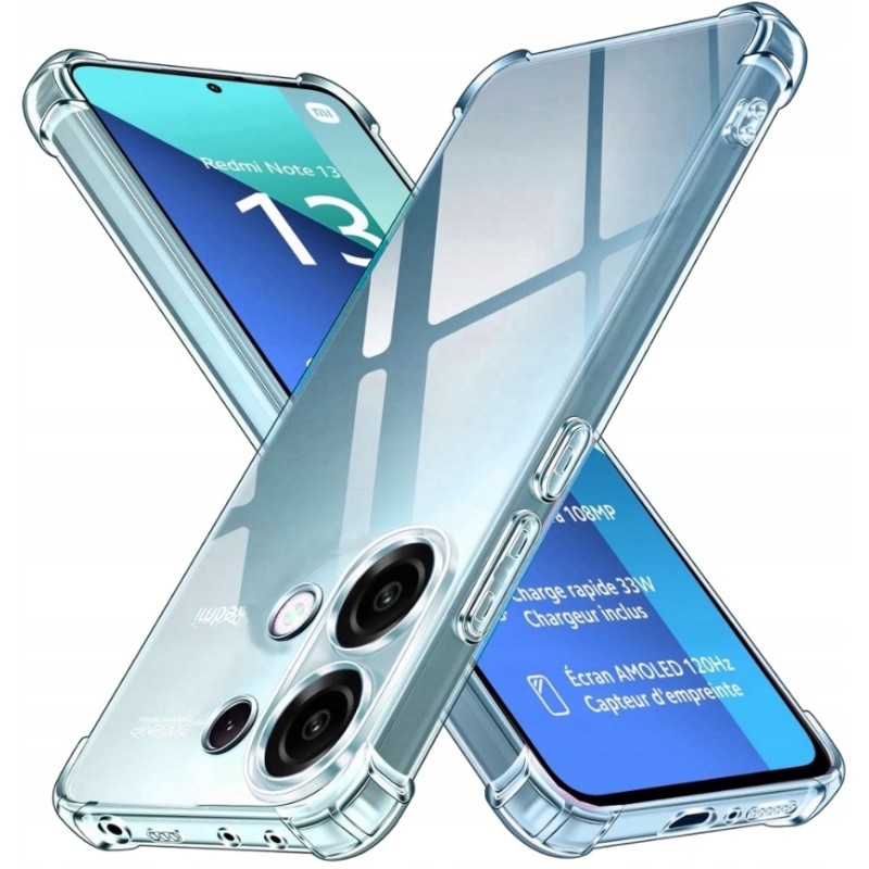 2 Folie ochronne do Xaomi Redmi Note 13 4G szkło hartowane 9H + etui