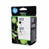 Outlet Zestaw tuszy HP 301 czarny +kolor N9J72AE poj 6 ml wydajność 355 str
