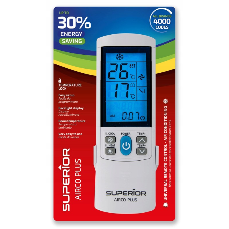 Outlet Pilot uniwersalny Superior Arico Plus ergonomiczny podświetlany