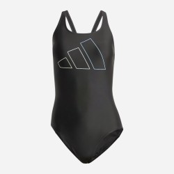 Adidas strój kąpielowy jednoczęściowy Big Bars Suit czarny r. 34 XS WYGODNY