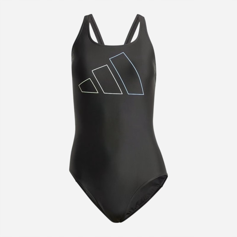 Adidas strój kąpielowy jednoczęściowy Big Bars Suit czarny r. 34 XS WYGODNY