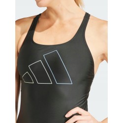 Adidas strój kąpielowy jednoczęściowy Big Bars Suit czarny r. 34 XS WYGODNY