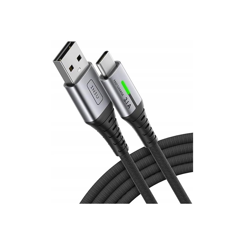 Outlet Kabel INIU USB typ A- USB typ C 2 m 3.1 A 480Mbps szybkie ładowanie