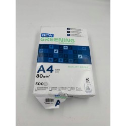 Outlet Papier do drukarki Greening DIN A4 500 arkuszy 80 g/m2 ISO 9001