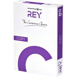 Outlet Papier biurowy Rey format A4 gramatura 80g/m2 500 arkuszy CIE 146
