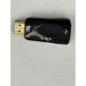 Outlet Adapter Konwerter z HDMI do VGA + AUDIO jakck 3,5mm czarny OPIS