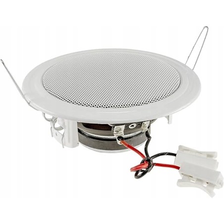 Głośnik do zabudowy sufitowej i ściennej CTE-W biały Ø 135mm 60 Watt OPIS