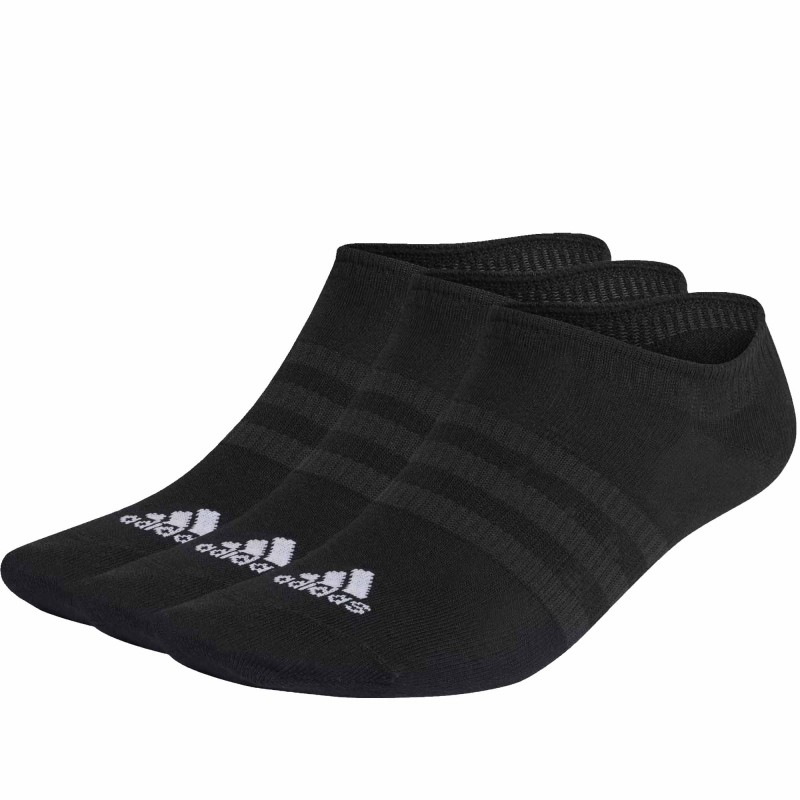 Skarpetki adidas czarne stopki bawełnowe r. 43-45 zestaw 3 szt. nieuciskowe