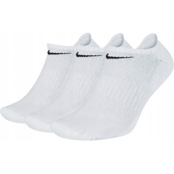 3SZT. Nike Skarpetki STOPKI Everyday Cushion No Show biały r. 38-42 Dri-FIT