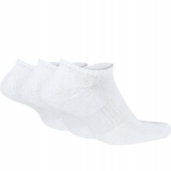 3SZT. Nike Skarpetki STOPKI Everyday Cushion No Show biały r. 38-42 Dri-FIT