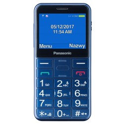 Outlet Telefon komórkowy dla seniora Panasonic KX-TU155 64 MB 2G niebieski