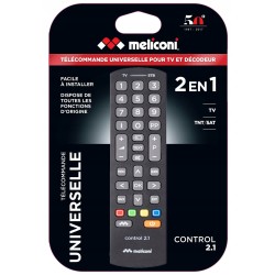 Pilot uniwersalny Meliconi Control 2.1 czarny
