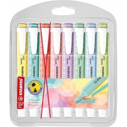 Outlet Zakreślacze Stabilo Swing Cool Pastel 7 kolorów grubość linii 1- 4mm