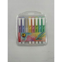 Outlet Zakreślacze Stabilo Swing Cool Pastel 7 kolorów grubość linii 1- 4mm