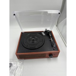 Outlet Przenośny gramofon Bluetooth Trzy Prędkość Winyl Jack Rca/3,5mm OPIS