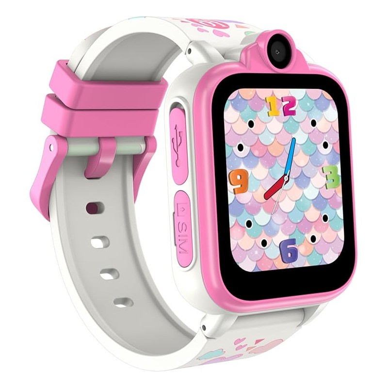 IOWODO Smartwatch dla dzieci z funkcją dzwonienia 18 gier BRAK J. POLSKIEGO