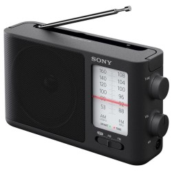 Outlet Radio sieciowo-bateryjne bezprzewodowe FM Sony ICF506 prosta obsługa