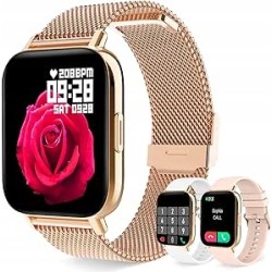 Outlet ZEGAREK DAMSKI SMARTWATCH I60 ZŁOTY FITNESS Bluetooth 280 mAh