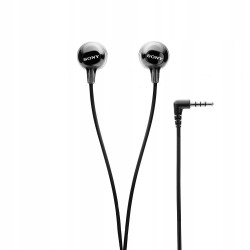 Outlet Słuchawki dokanałowe SONY MDR-EX15AP długość przewodu 1.2 m Czarny