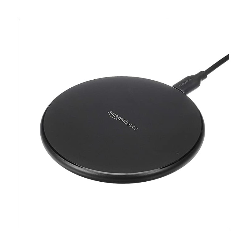 Outlet Amazon Basics Czarny Pad do bezprzewodowego ładowania 15 W USB C