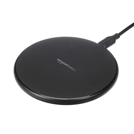 Outlet Amazon Basics Czarny Pad do bezprzewodowego ładowania 15 W USB C