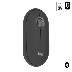 Outlet Mysz Logitech Pebble 2 Bluetooth Grafitowa bezprzewodowa 4000 dpi