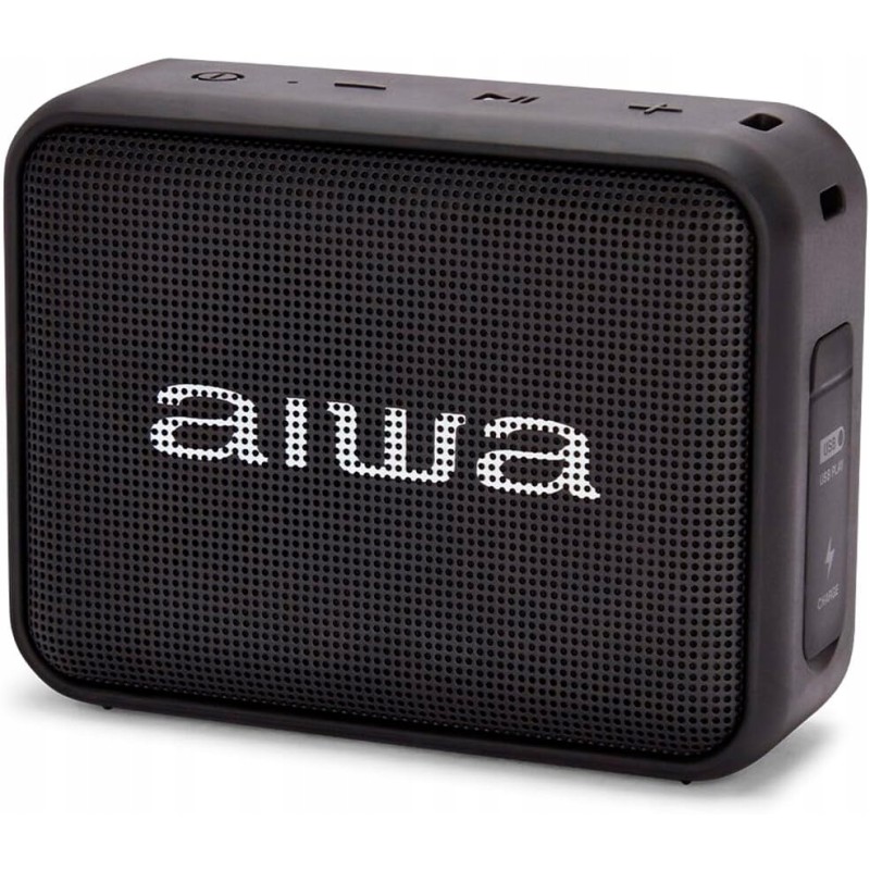 Outlet AIWA Głośnik bezprzewodowy Bluetooth/TWS/USB/FM BS-200BK Hyperbass