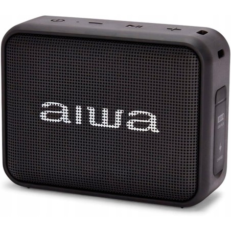 Outlet AIWA Głośnik bezprzewodowy Bluetooth/TWS/USB/FM BS-200BK Hyperbass