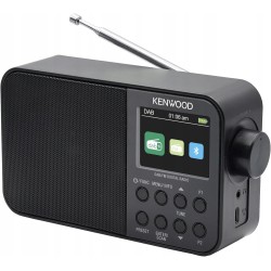 Outlet Radio sieciowo-bateryjne DAB+ FM Kenwood Bluetooth CR-M30DAB-B
