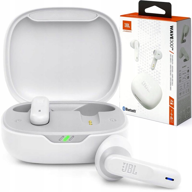 Outlet Słuchawki bezprzewodowe dokanałowe JBL Wave 300TWS Bluetooth OPIS