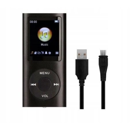 Outlet OCIODUAL odtwarzacz metalowy MP3/MP4 kompaktowy FM Bluetooth lekki
