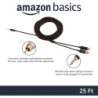 Amazon Basics 3,5 m na 2-męski adapter RCA Kabel audio stereo do głośnika